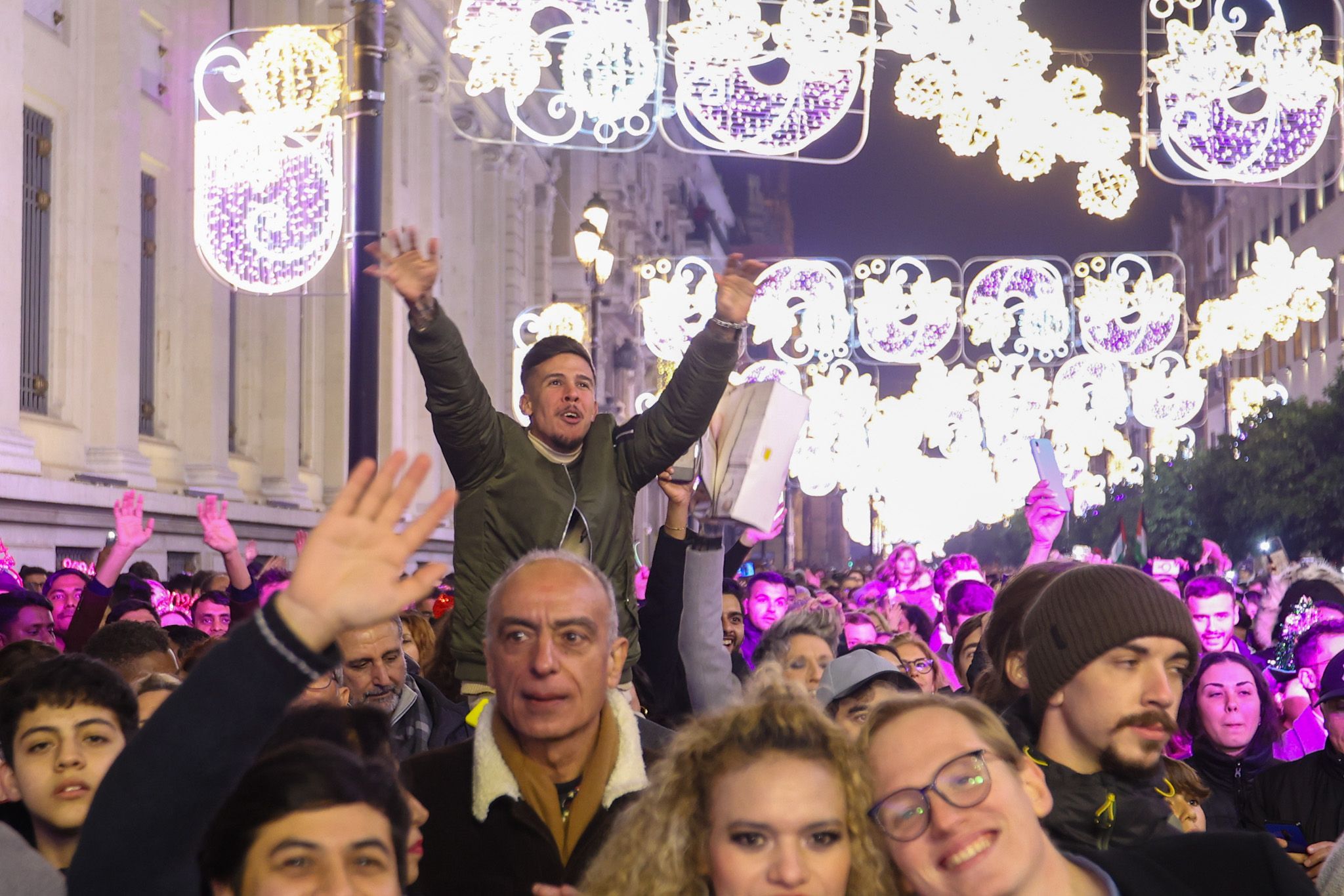 El fin de año de Sevilla retransmitido por Telecinco, en imágenes