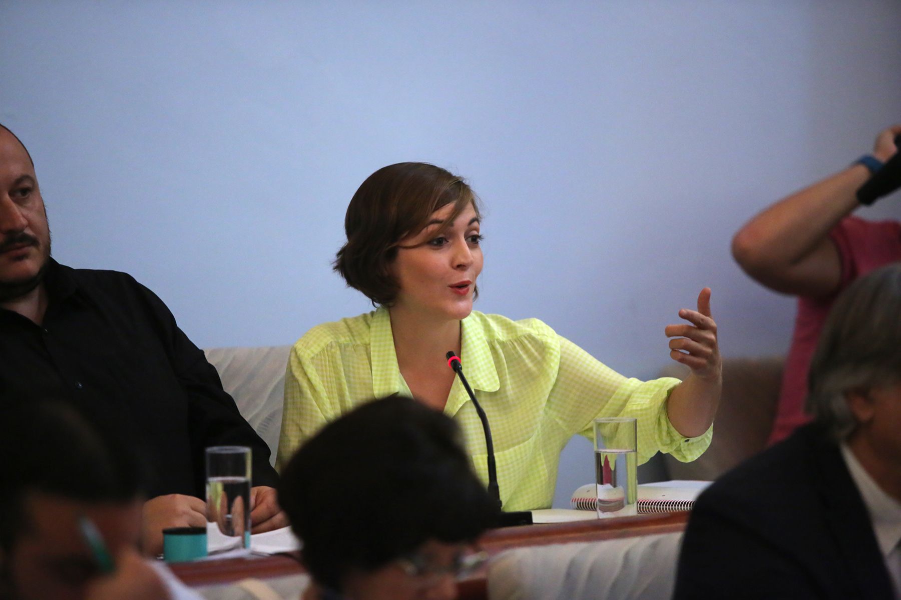 Ana Fernández, en un pleno del actual mandato. FOTO: JUAN CARLOS TORO.