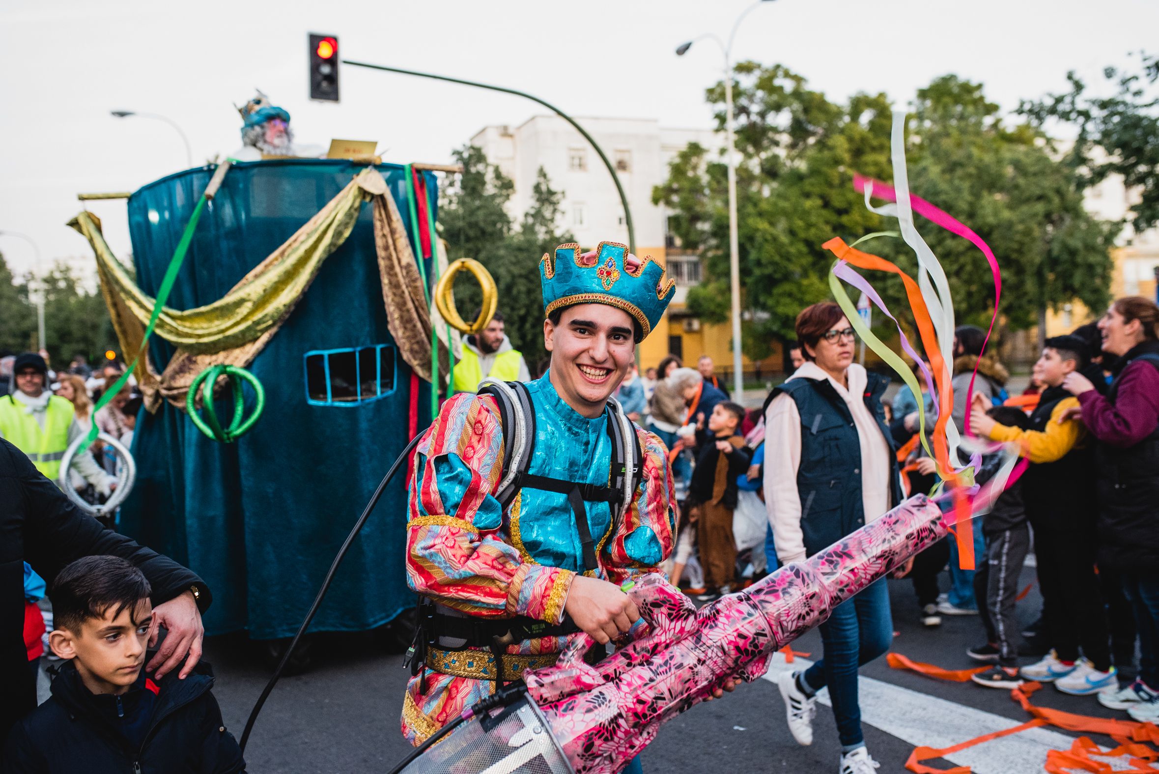 La cabalgata del Distrito Sur de Sevilla, en imágenes