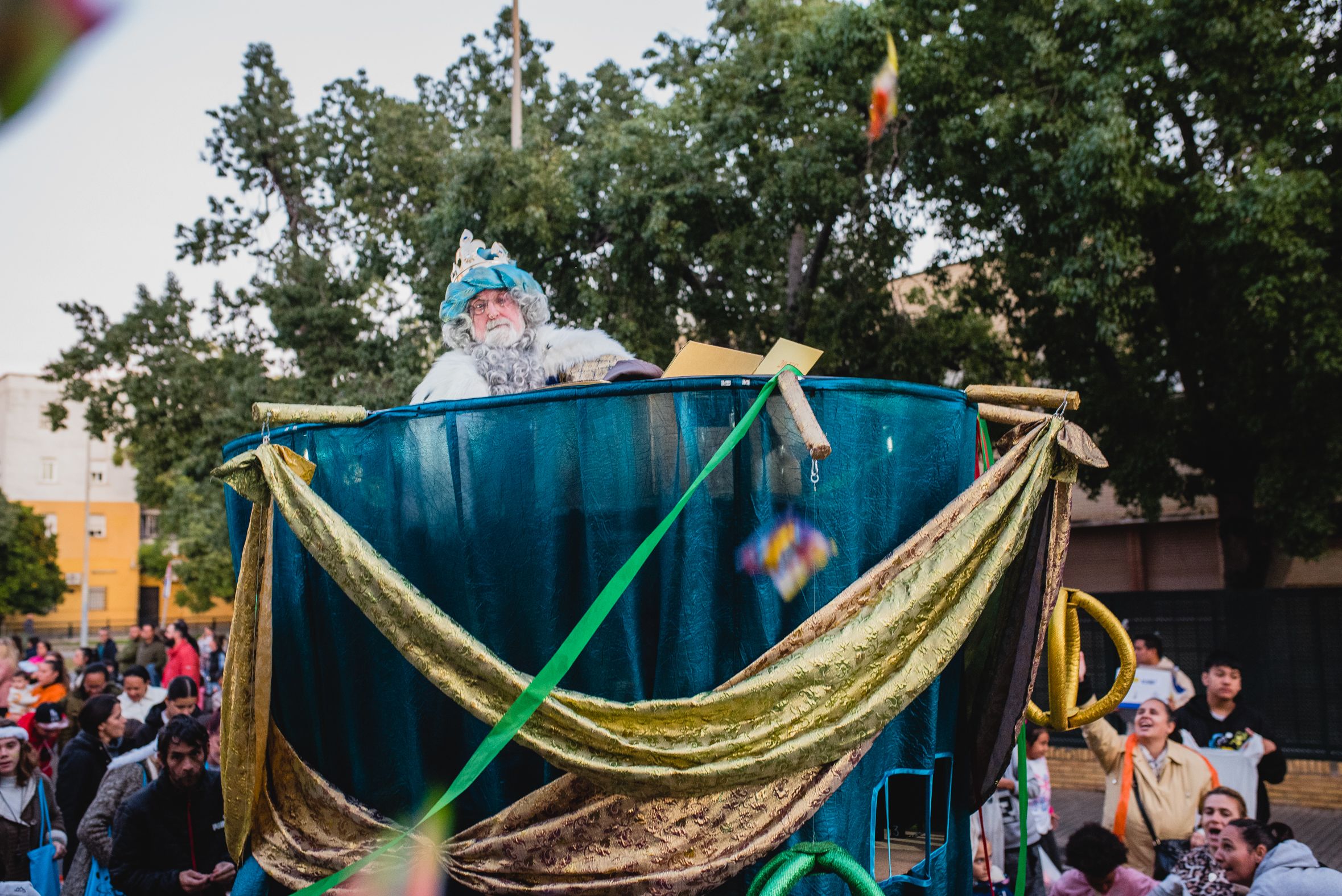La cabalgata del Distrito Sur de Sevilla, en imágenes