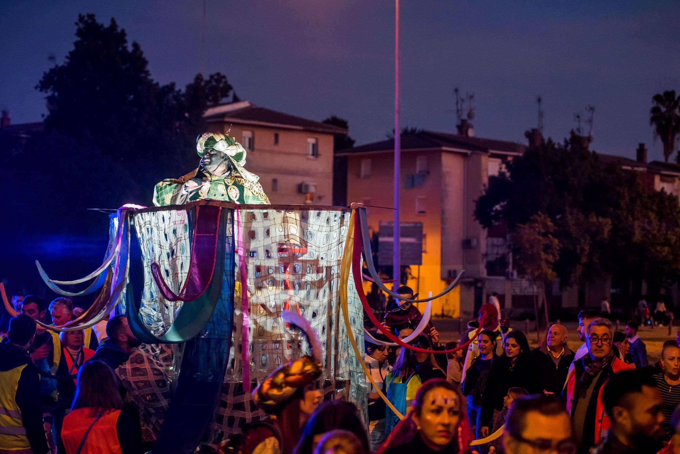 La cabalgata del Distrito Sur de Sevilla, en imágenes