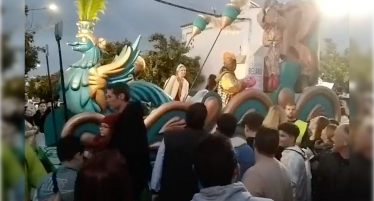 Una imagen de la cabalgata de Reyes Magos del año pasado en Estella del Marqués.