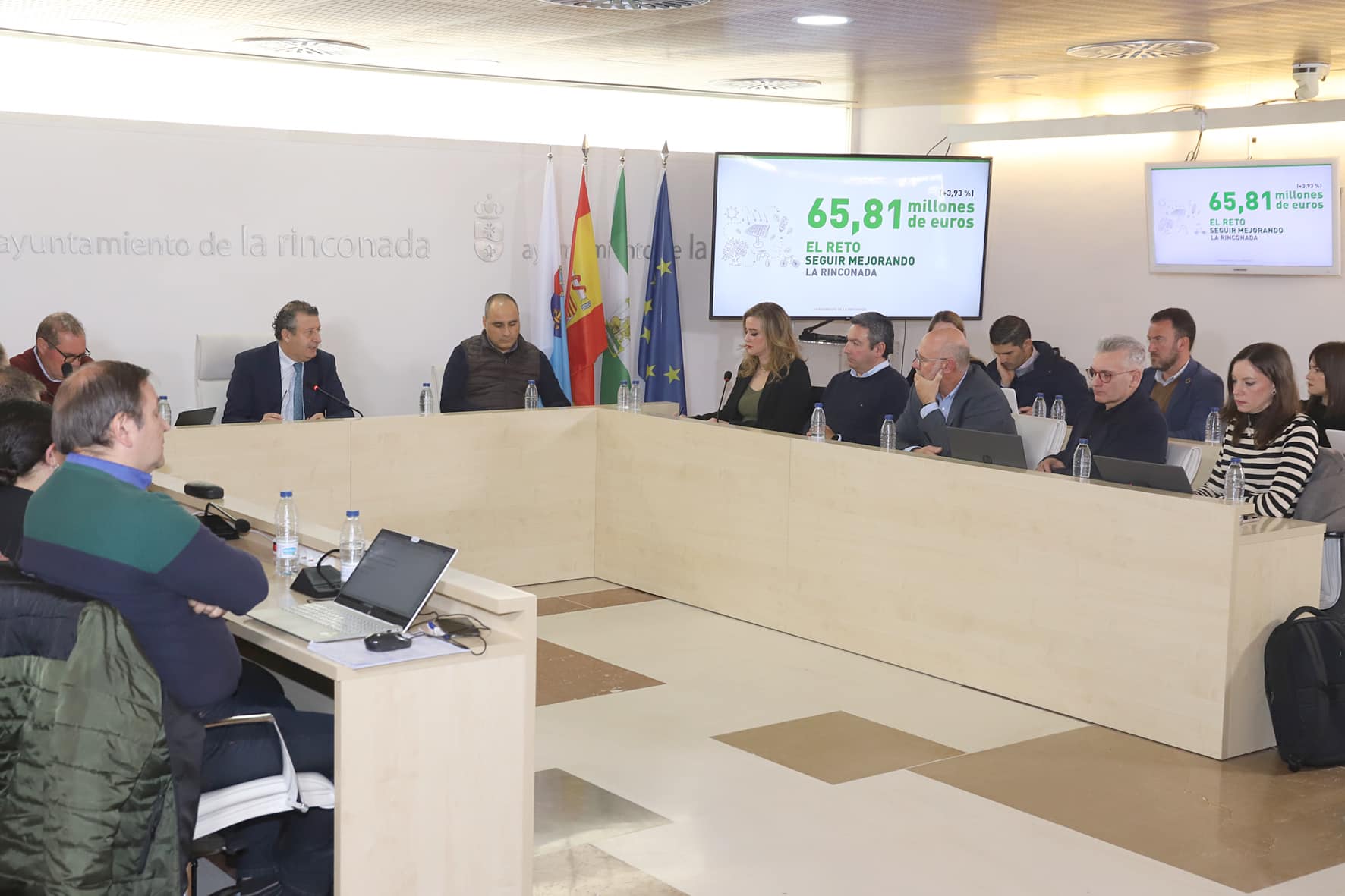 El pleno de La Rinconada, en una imagen reciente.