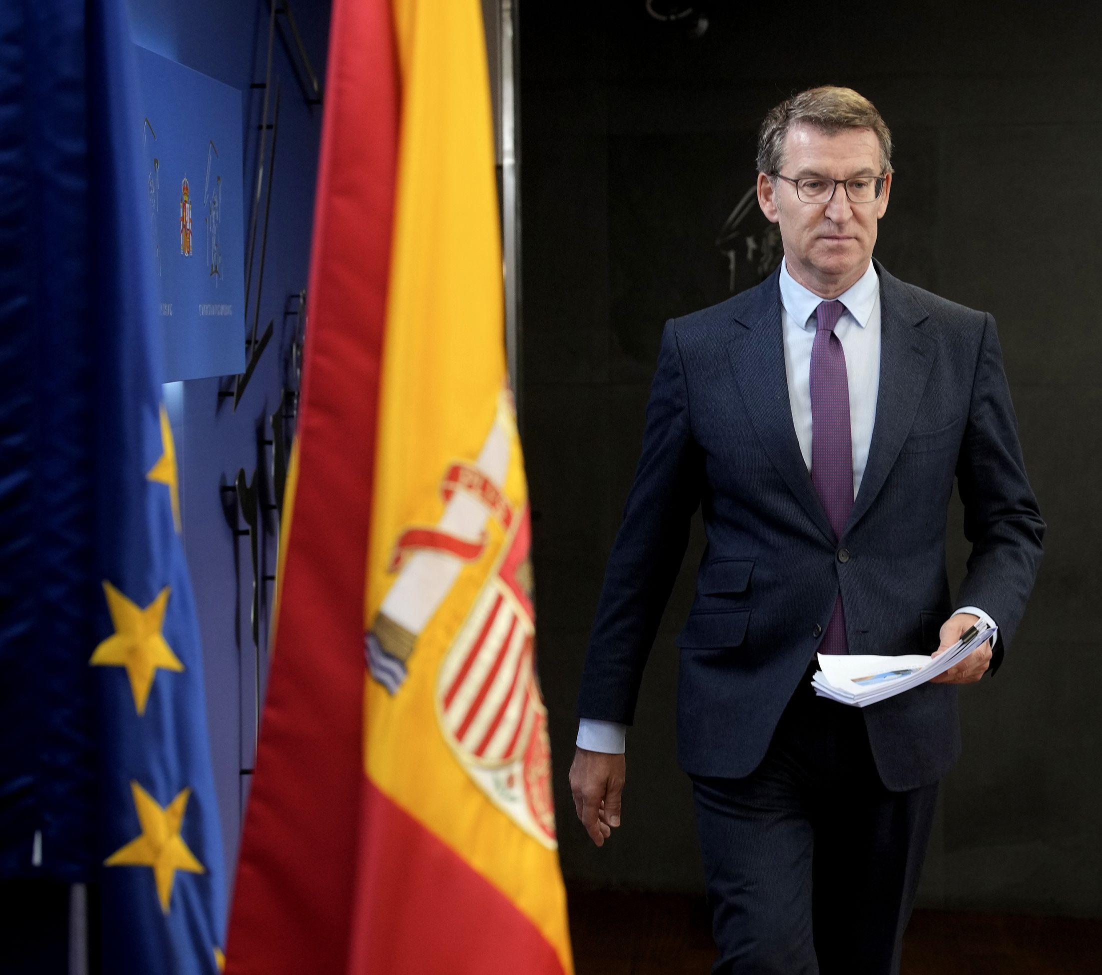 Alberto Núñez Feijóo, líder del PP.