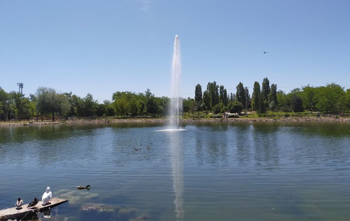Parque de las Cruces en Carabanchel, donde se ha producido la violación. 