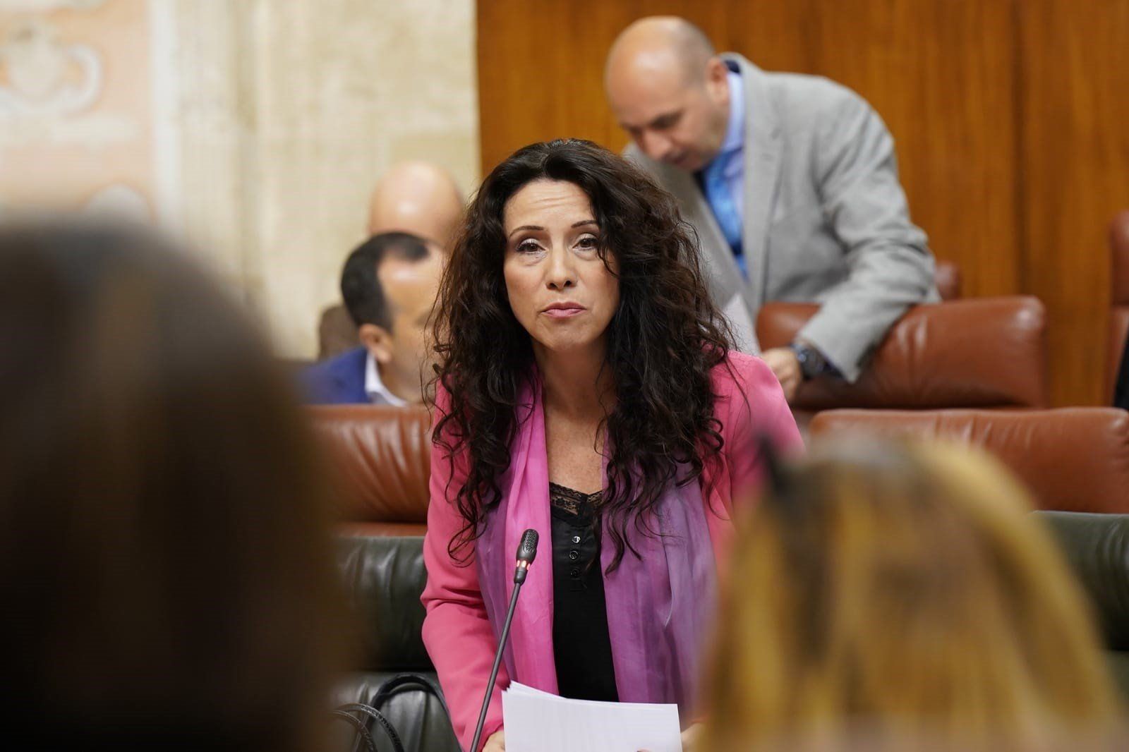 Rocío Ruiz, en una imagen reciente en el Parlamento.