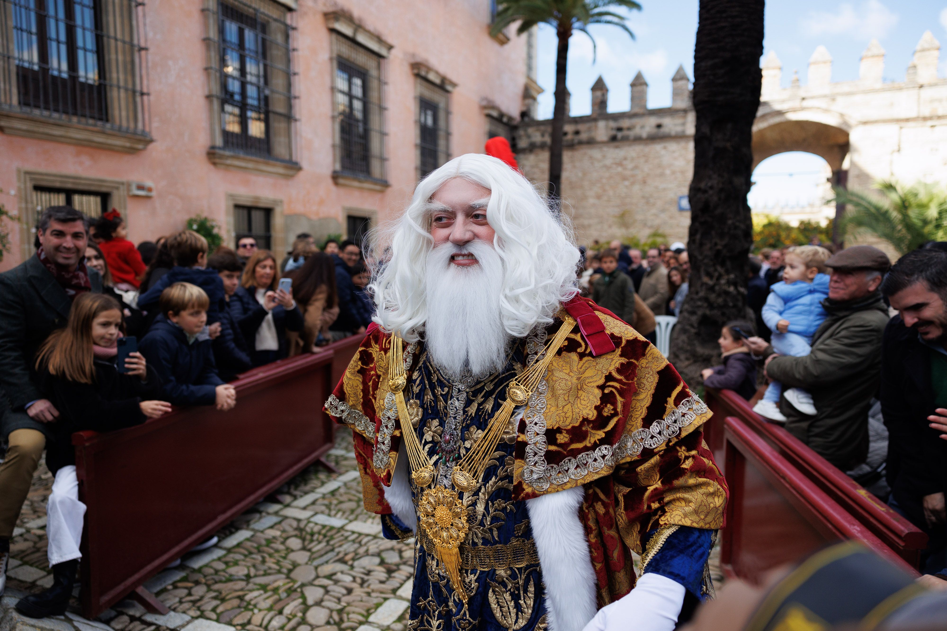 El Rey Melchor en el Alcazar antes de su coronación.