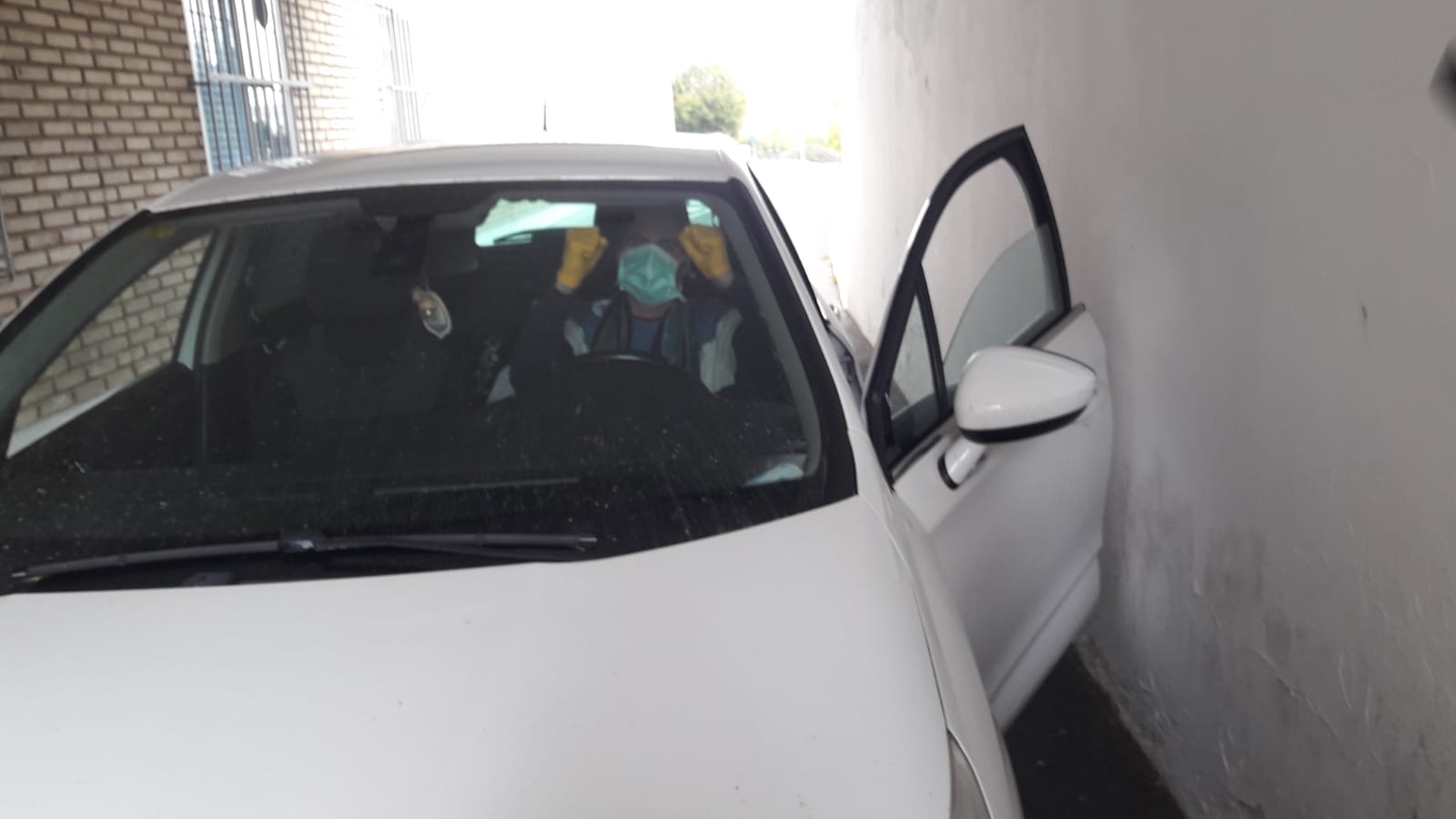 El jerezano afectado, tras confirmar su negativo definitivamente por Covid-19. FOTO: CEDIDA