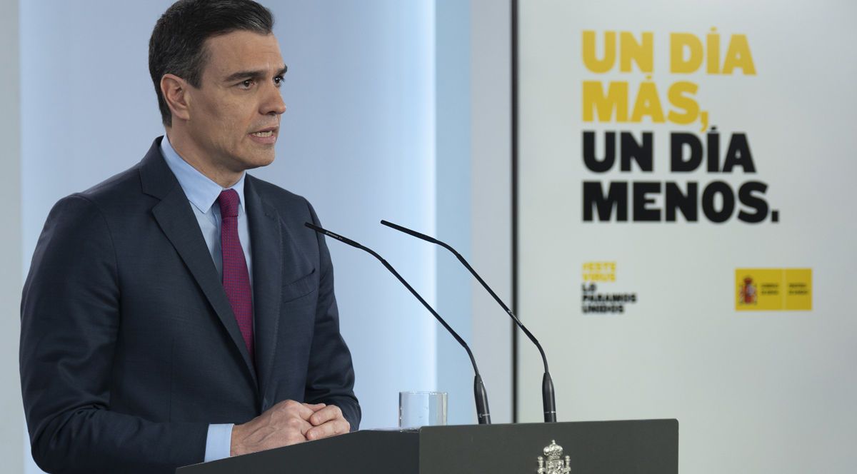 Pedro Sánchez, en rueda de prensa. FOTO: Moncloa