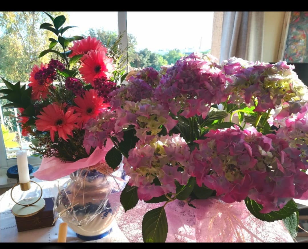 Flores en el Día de la Madre.