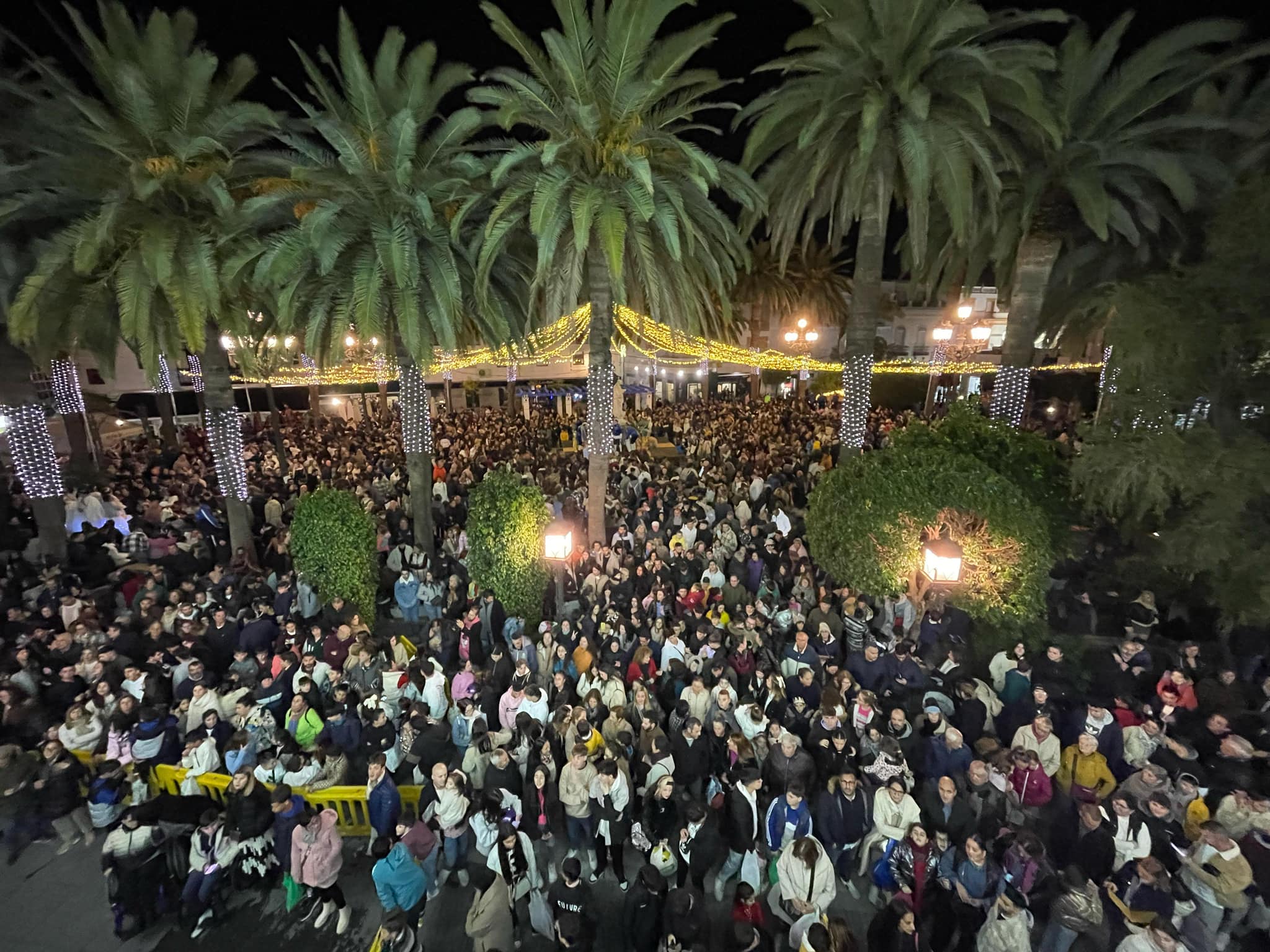 La noche de Reyes en Ayamonte, donde se vivieron momentos de pánico.