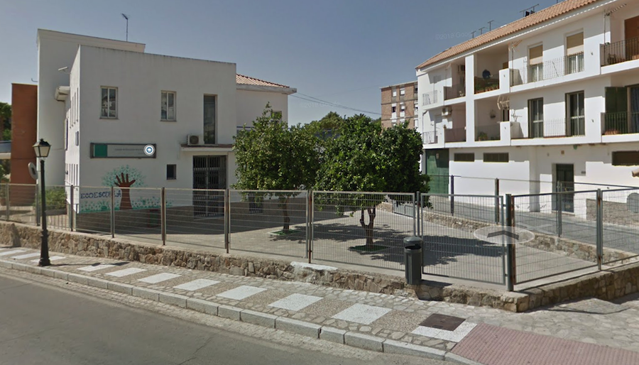 El colegio Juan Armario de Alcalá de los Gazules.