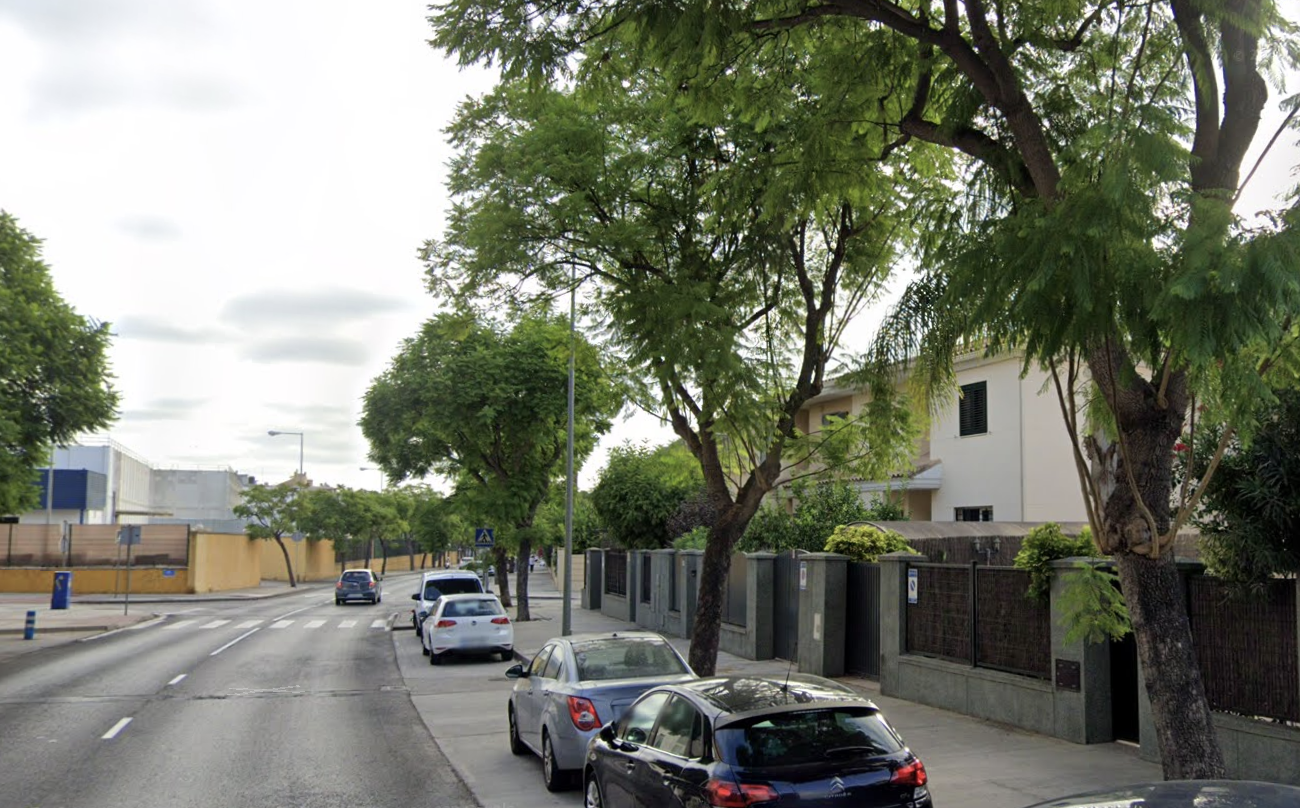 Avenida de El Altillo, en Jerez, en una imagen de Google Maps.