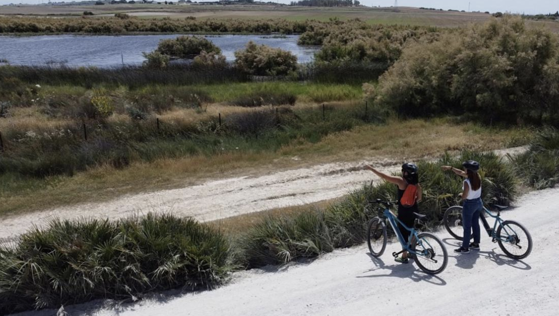 Una ruta en bicicleta en una imagen de archivo.