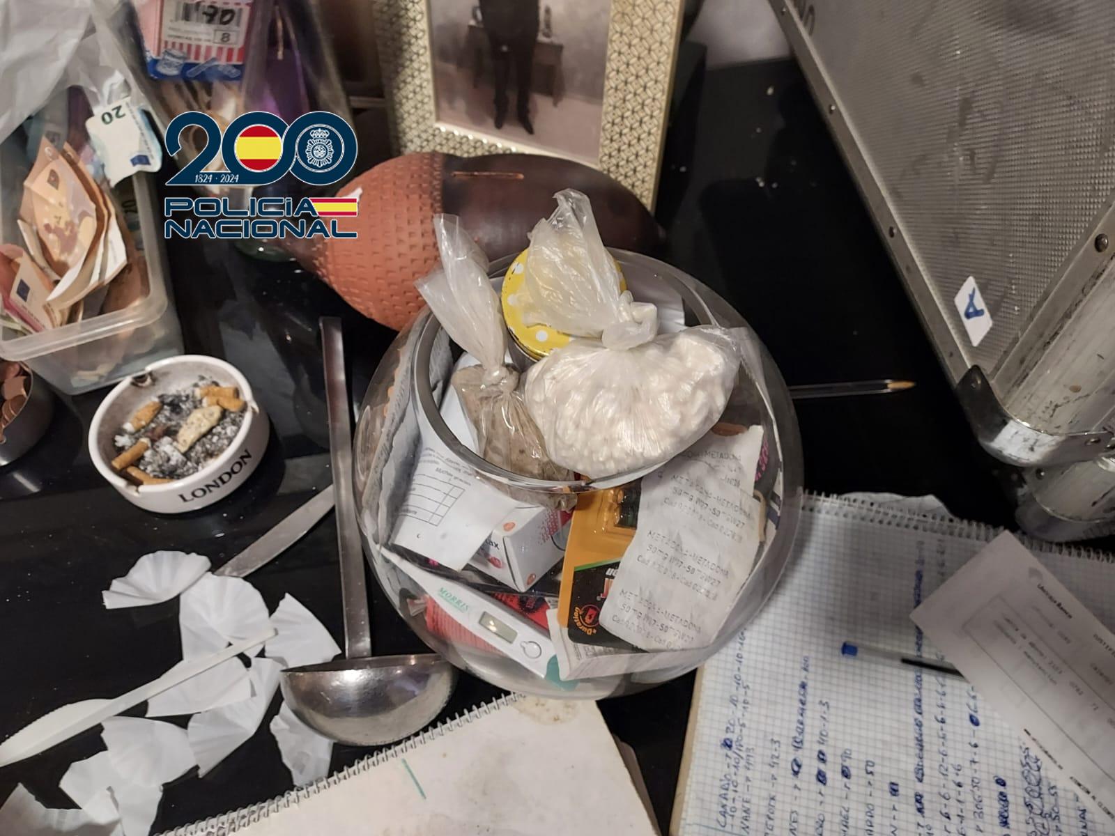 Drogas intervenidas en un registro a la banda de Bellavista.