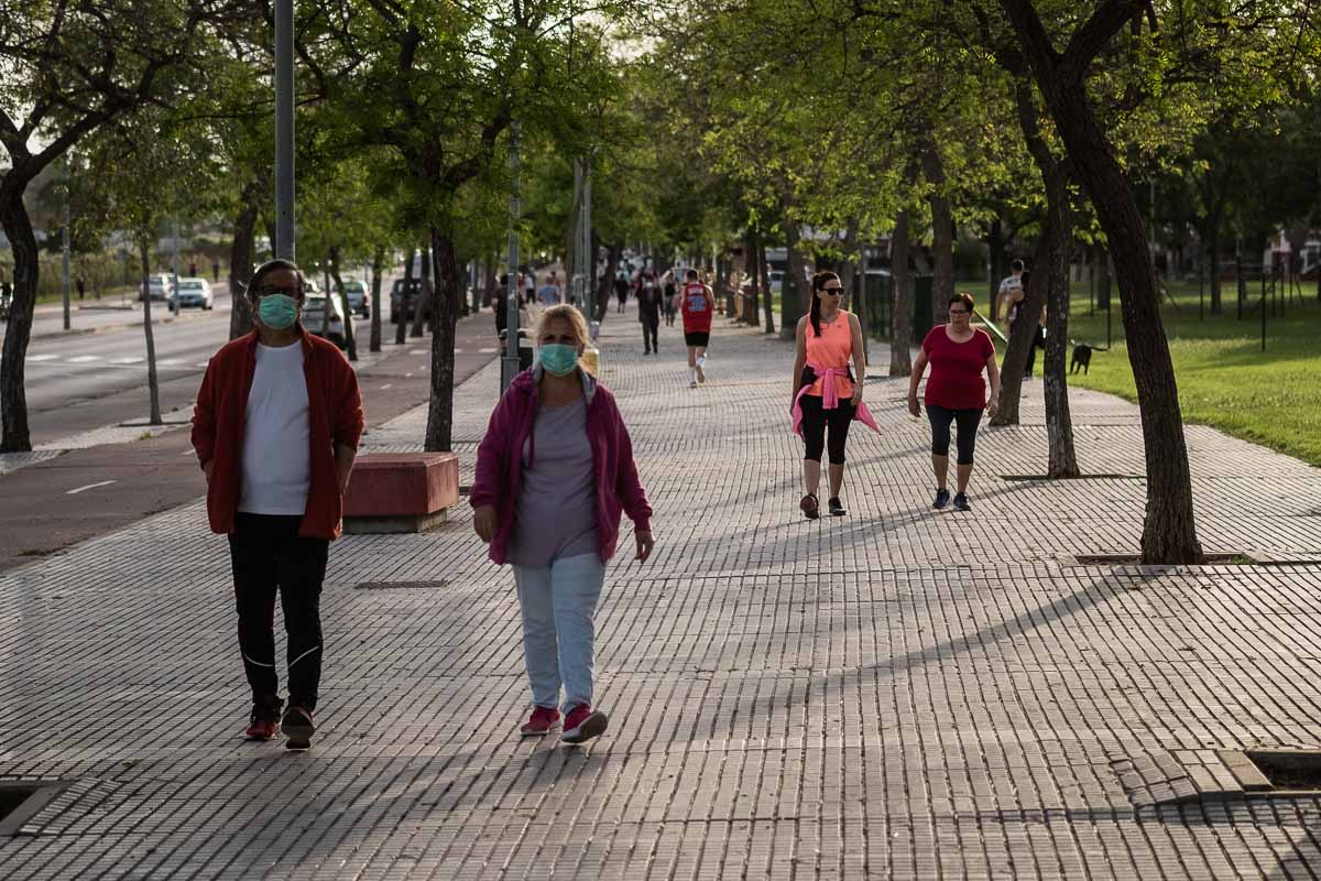 Una avenida de Jerez, durante el desconfinamiento. FOTO: MANU GARCÍA