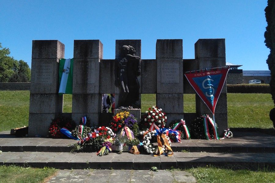 Monumento español en Mauthausen.