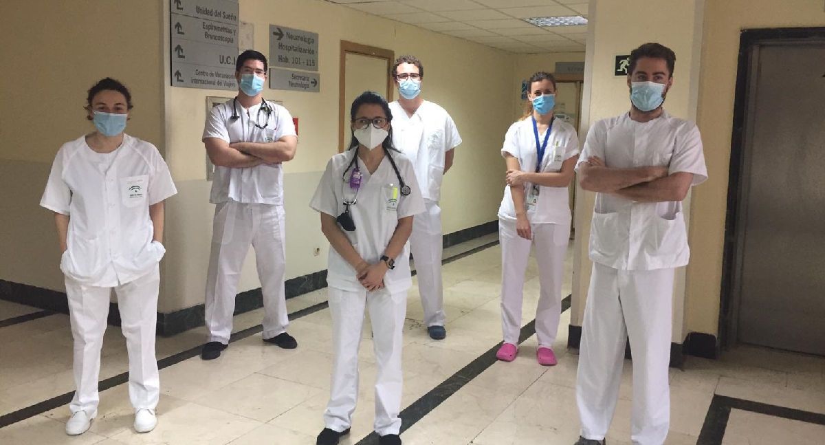 Sanitarios de Granada, durante esta pandemia. FOTO: SAS