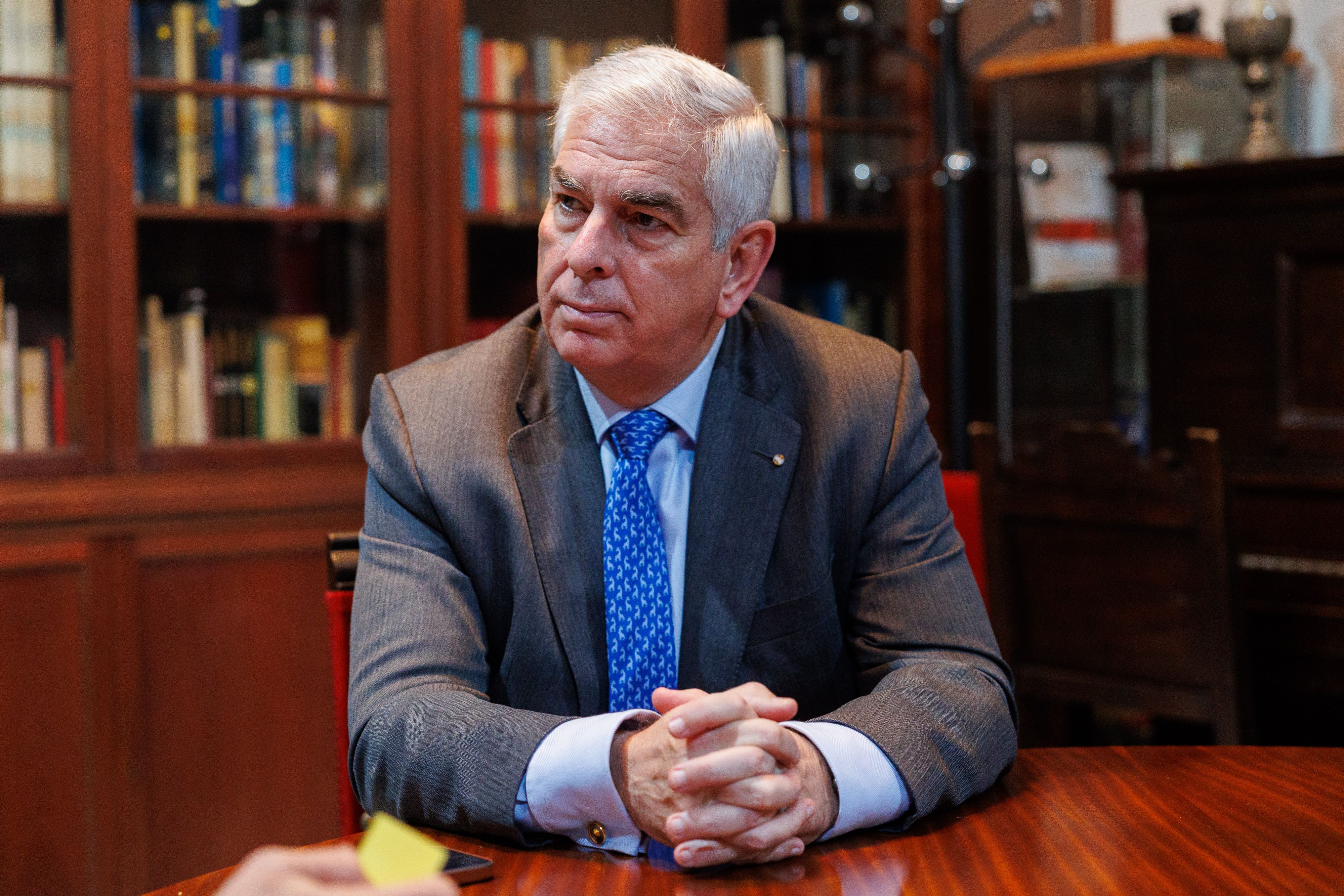 Alejandro Klecker durante la entrevista.    JUAN CARLOS TORO