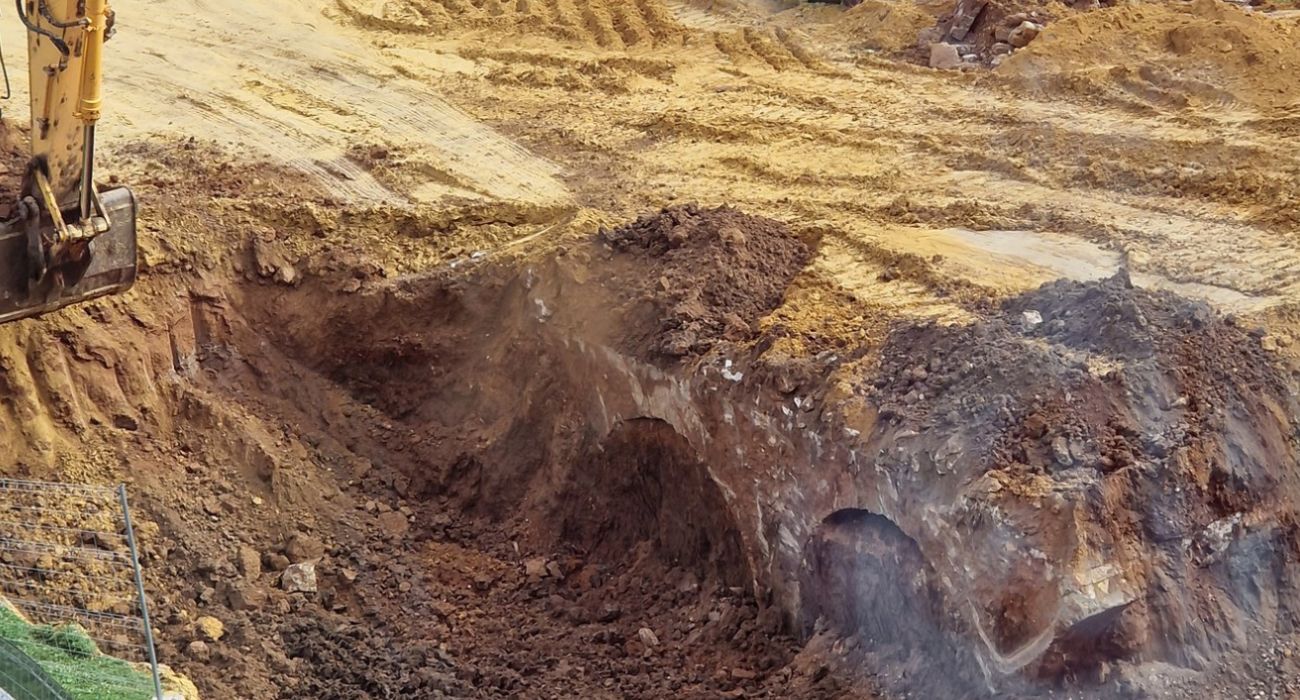 Unos restos encontrados recientemente en Sevilla. FOTO: @alvaropmg98 Unos restos encontrados recientemente en Sevilla. FOTO: @alvaropmg98