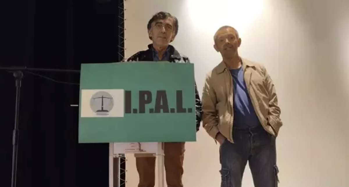 Representantes de Izquierda por Almería, el partido andaluz que se presenta a las elecciones gallegas.