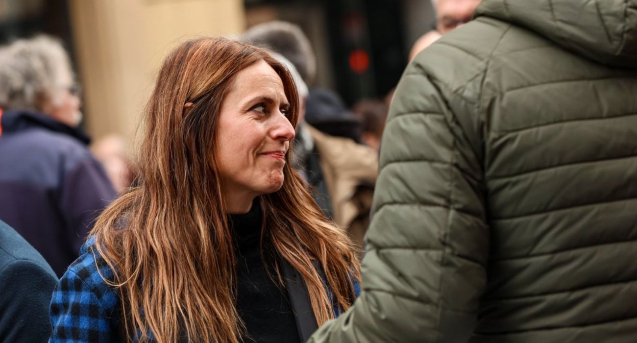 Itziar Ituño, actriz de 'La casa de papel', en la manifestación en apoyo de los presos de ETA.