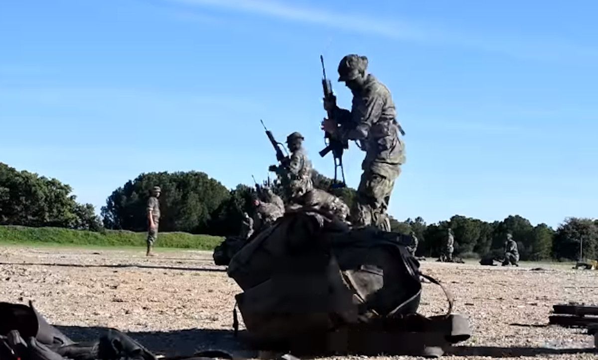 Unas maniobras en Cerro Muriano en una imagen de archivo.  