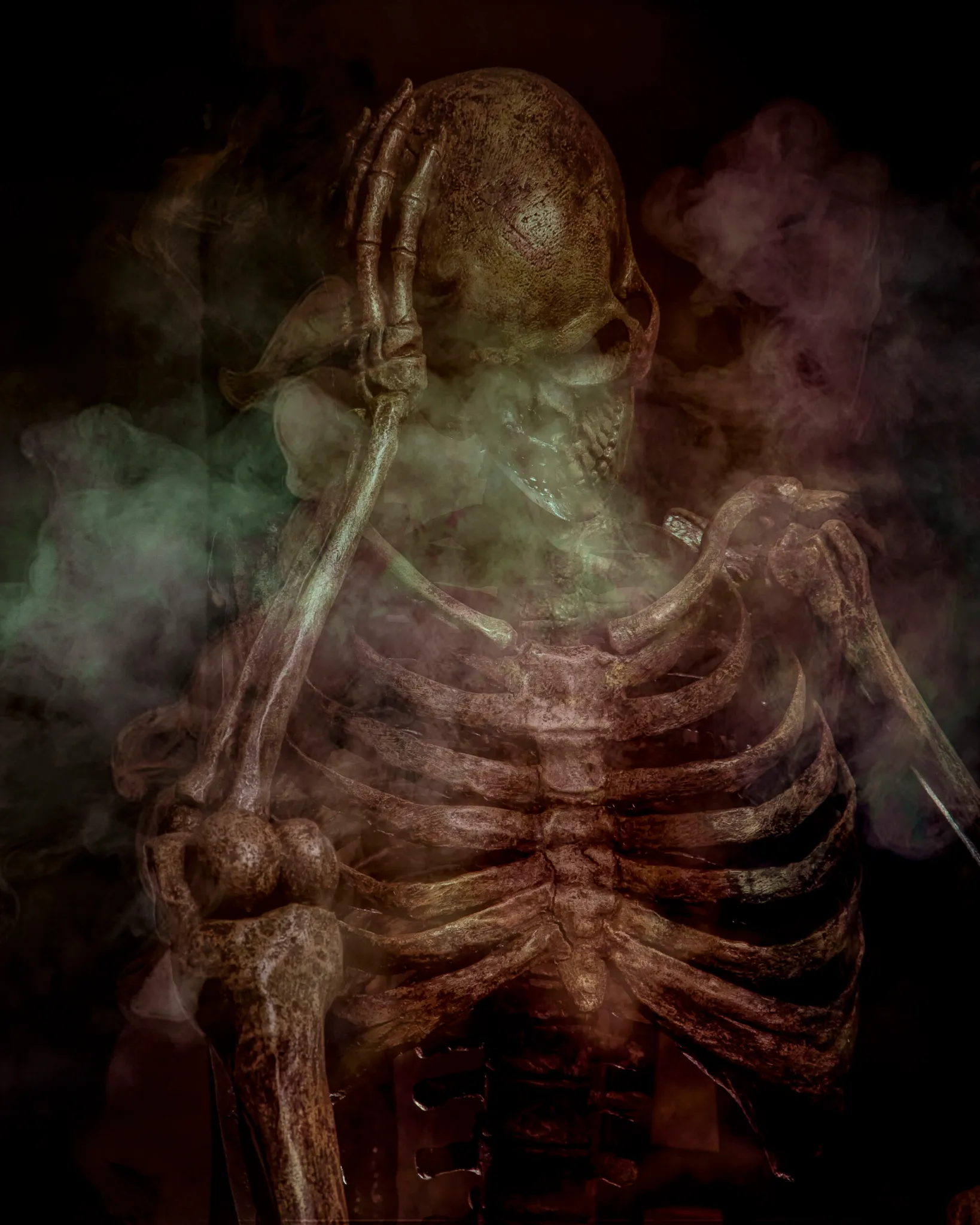 La fotografia 'Cenizas', que ha sido premiada. 