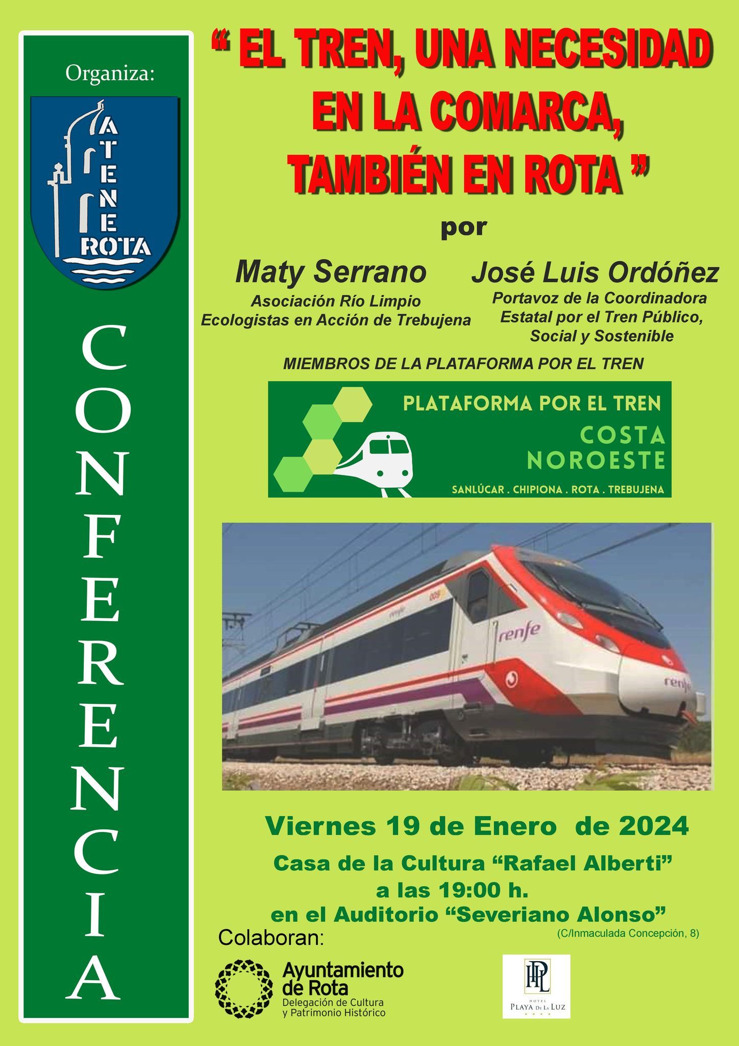 Cartel de la conferencia.