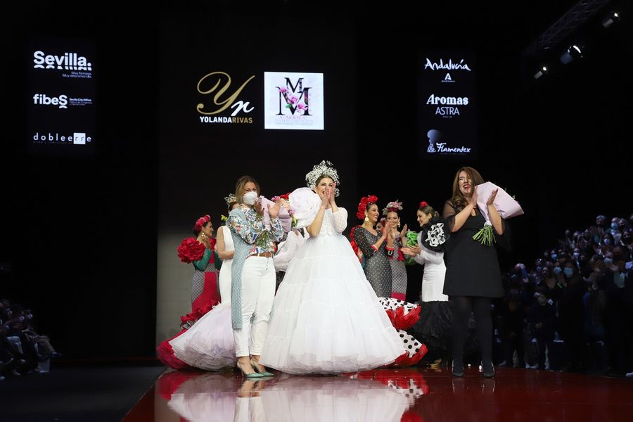 La pasada edición de Simof 2023, en un desfile de Yolanda Rivas y Macarena Garrido Complementos.