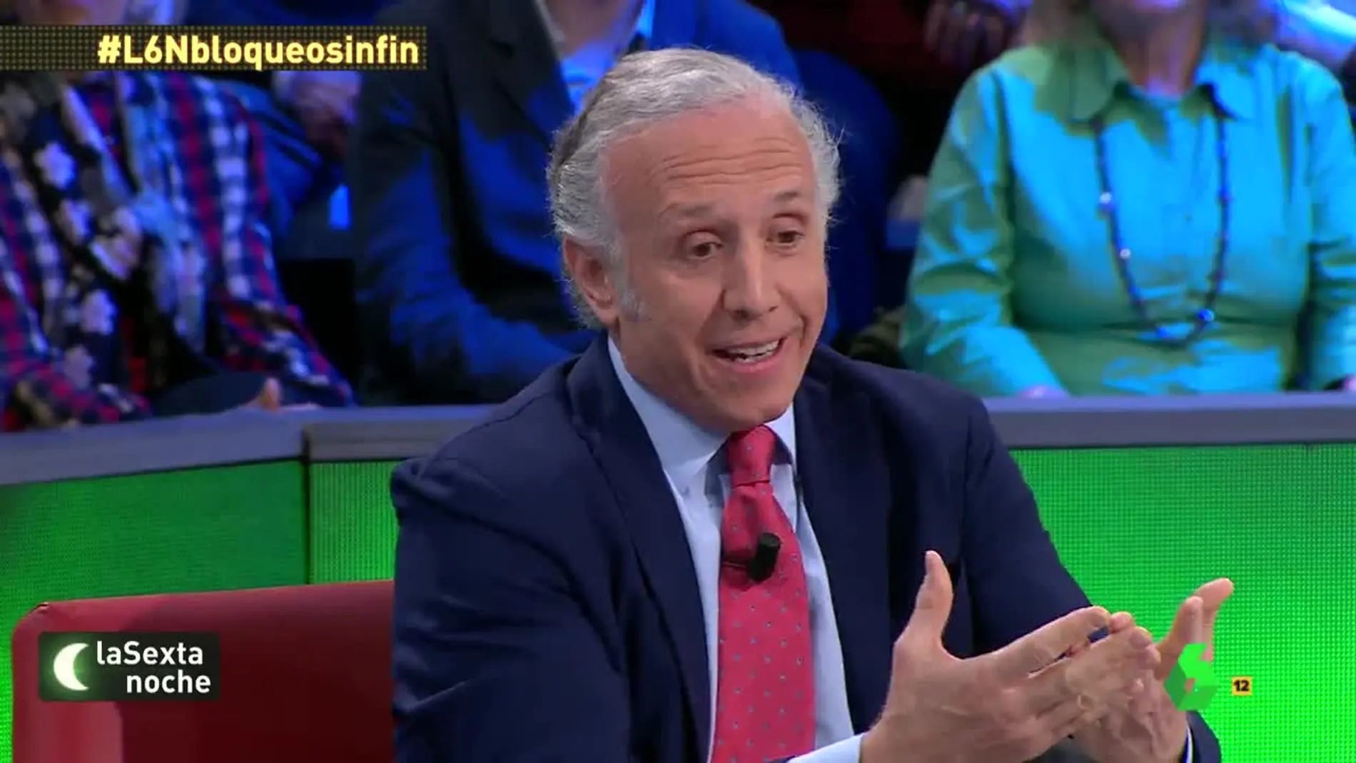 Eduardo Inda, director de 'OkDiario', durante una intervención en La Sexta.