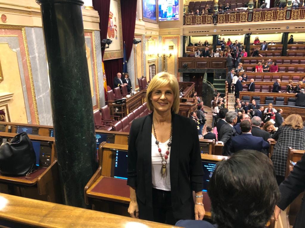 María José García-Pelayo, diputada del PP, en el Congreso en una imagen de archivo.