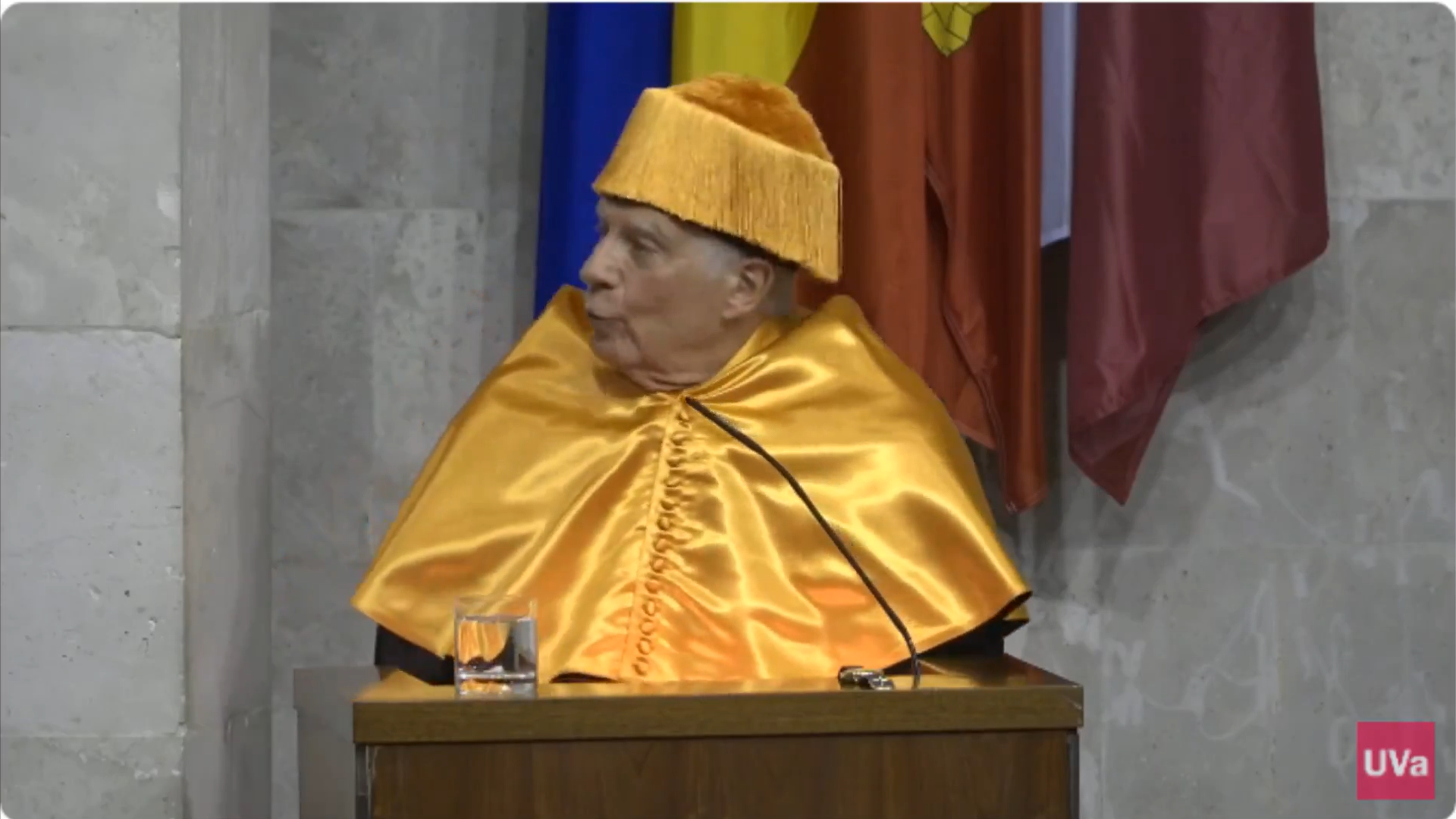 Borrell durante su intervención.
