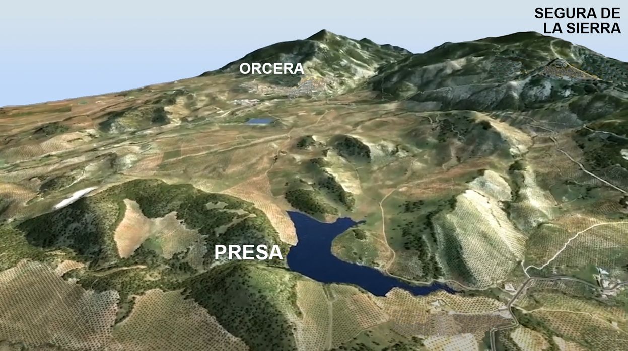 Presa de la Garganta del Ciervo, una de las más antiguas de España, en Jaén.