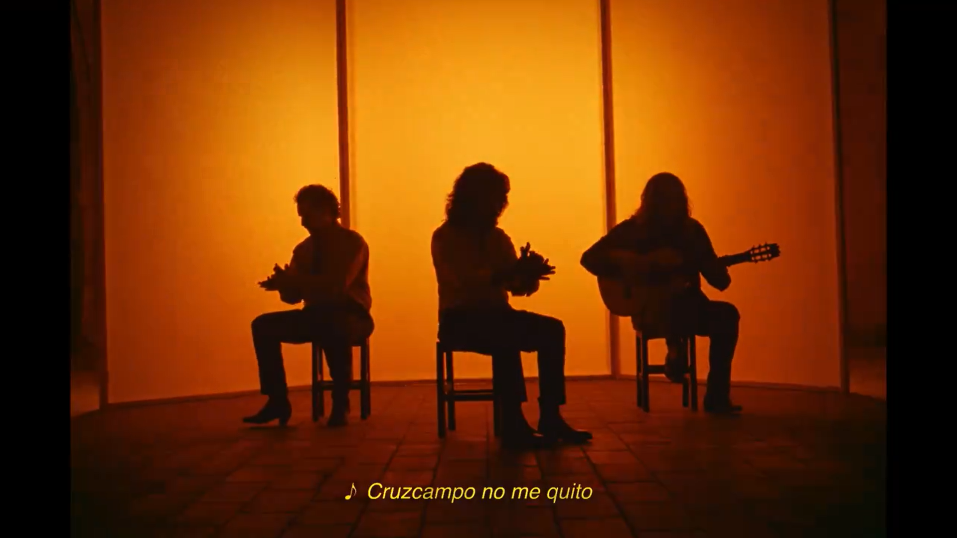 Camarón en el nuevo anuncio de Cruzcampo.