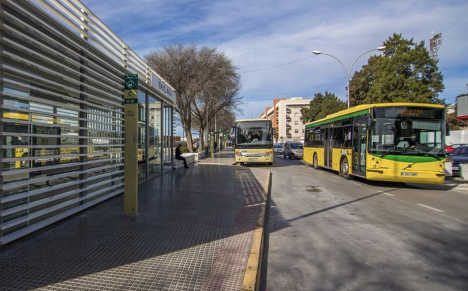 Autobuses urbanos en Chiclana.