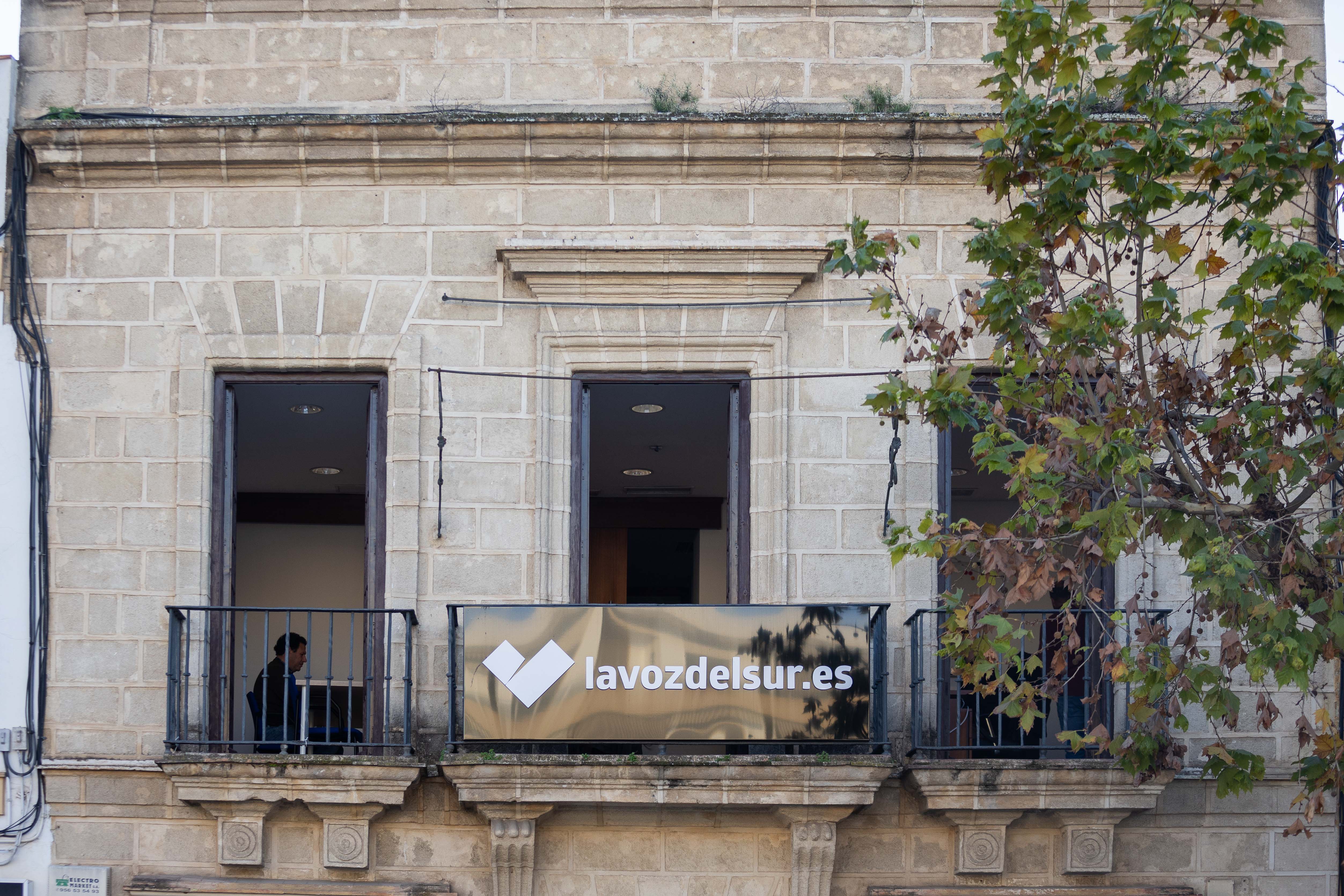Vista de la redacción de lavozdelsur.es en Jerez.