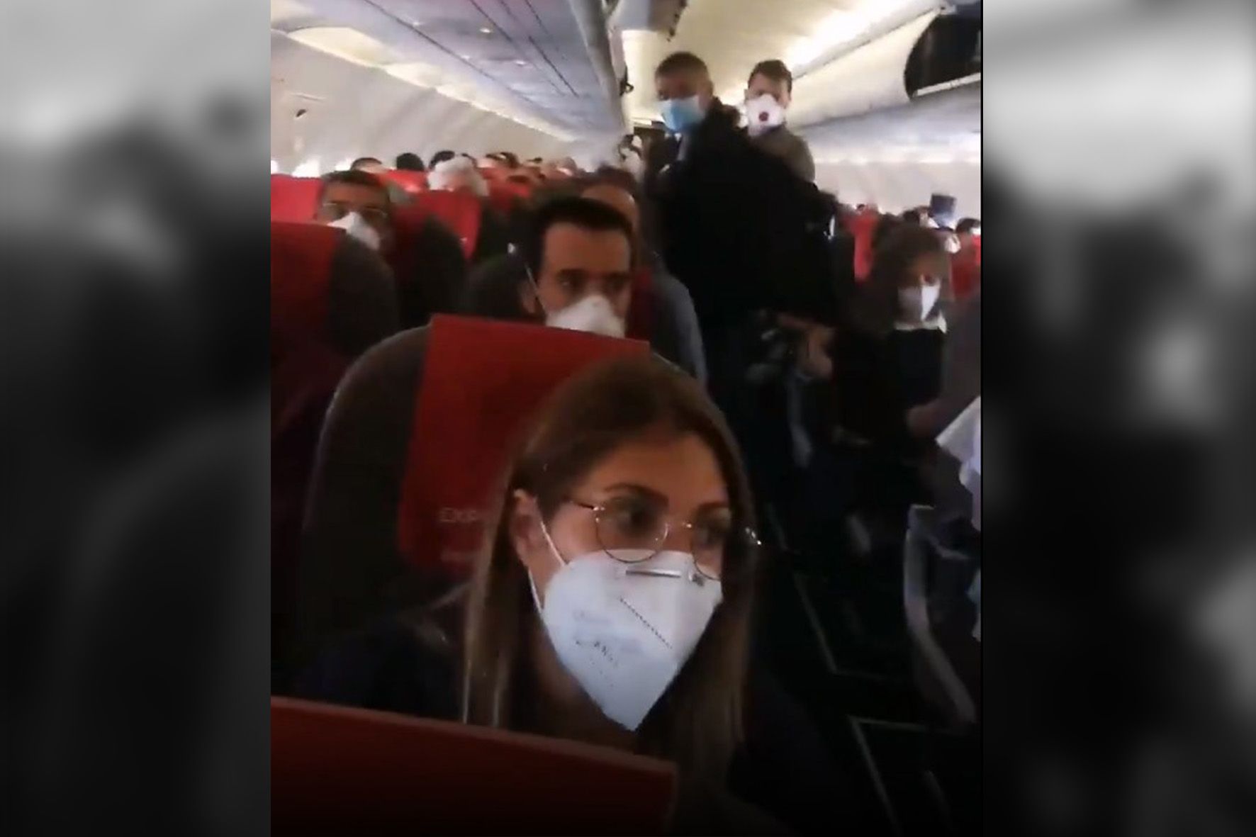 Una imagen del vuelo deunciado.