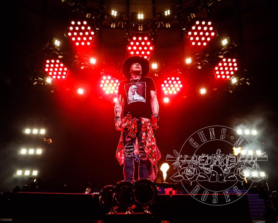 Un concierto de Guns n' Roses, en una imagen del grupo.
