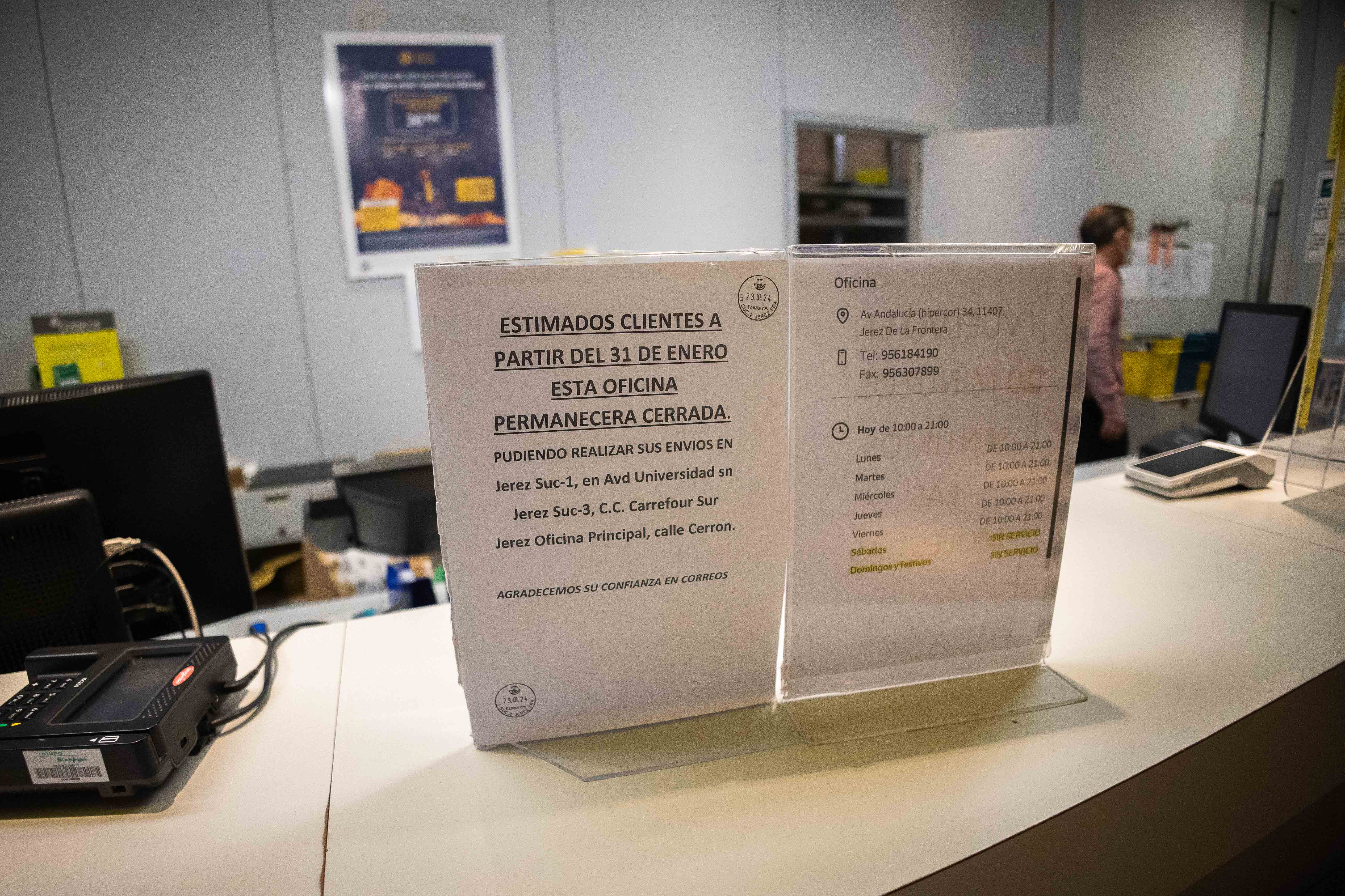 La oficina de Correos de Hipercor se cerrará y el PP de Jerez ha reaccionado con una petición.