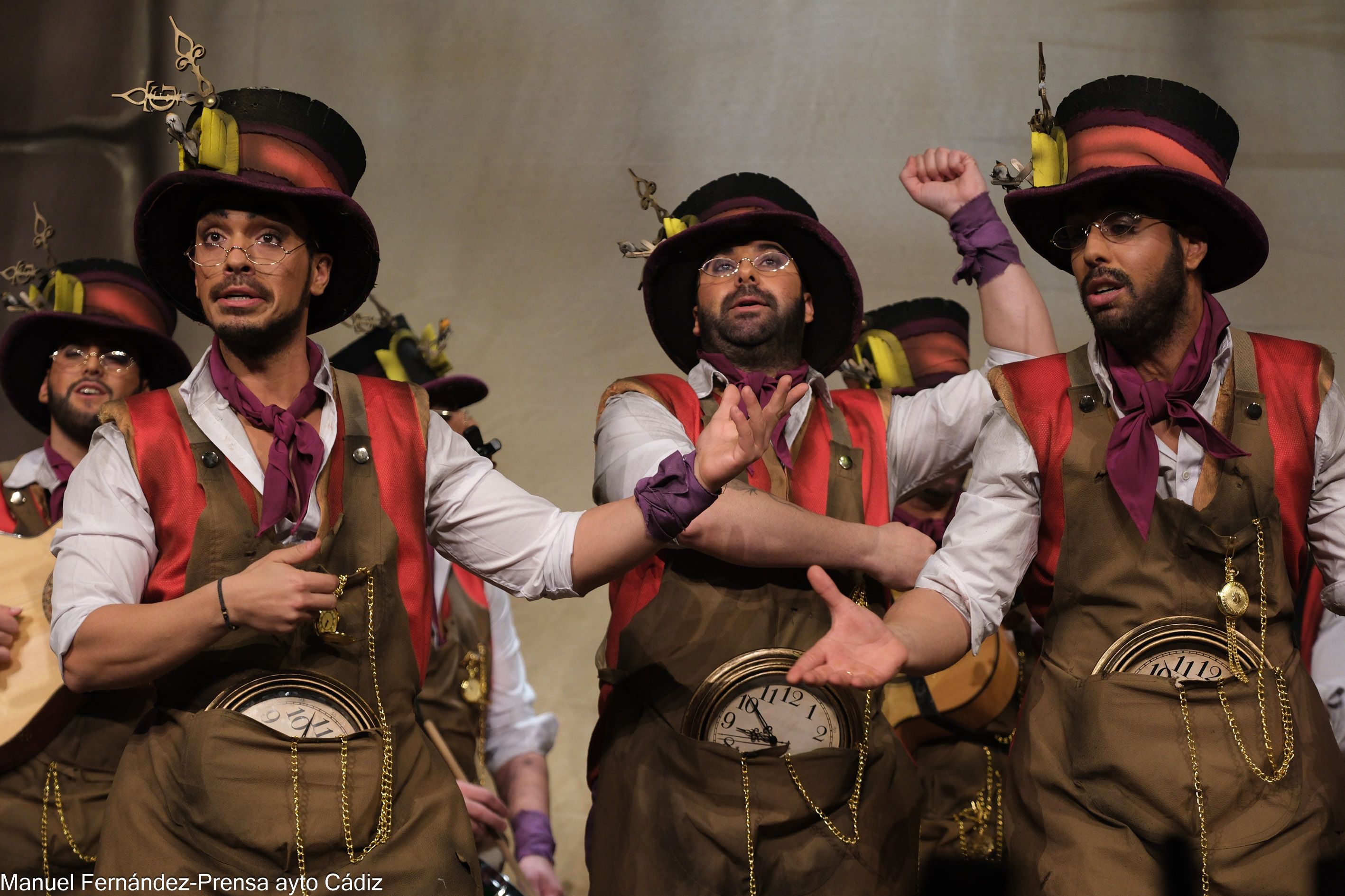 Comparsa 'El Paseíto' en el COAC 2024.