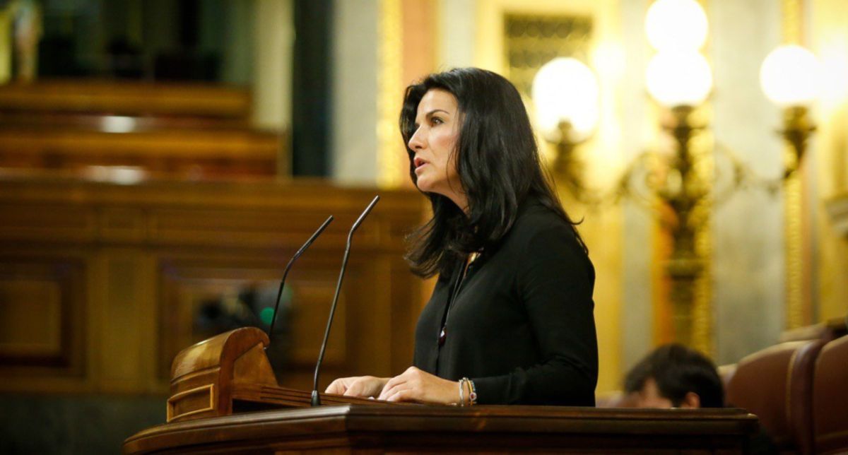 La diputada Ruiz Solás, en el Congreso este miércoles.