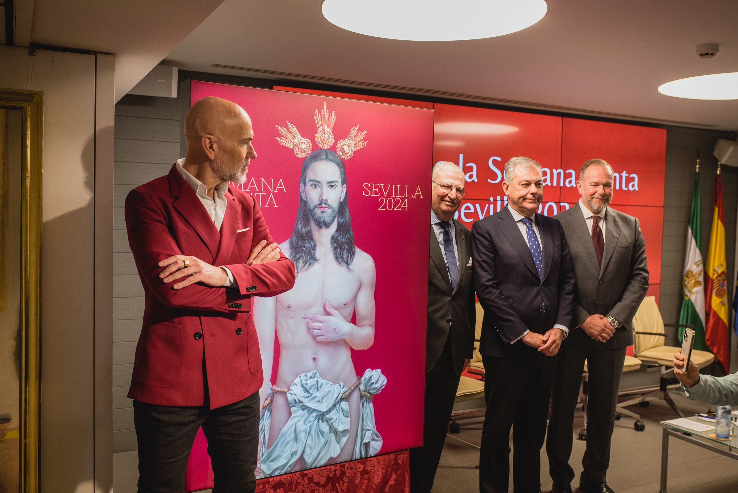 La presentación del cartel de la Semana Santa de Sevilla 2024.