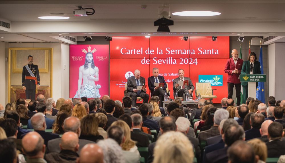 La presentación del cartel de la Semana Santa de Sevilla 2024, en imágenes