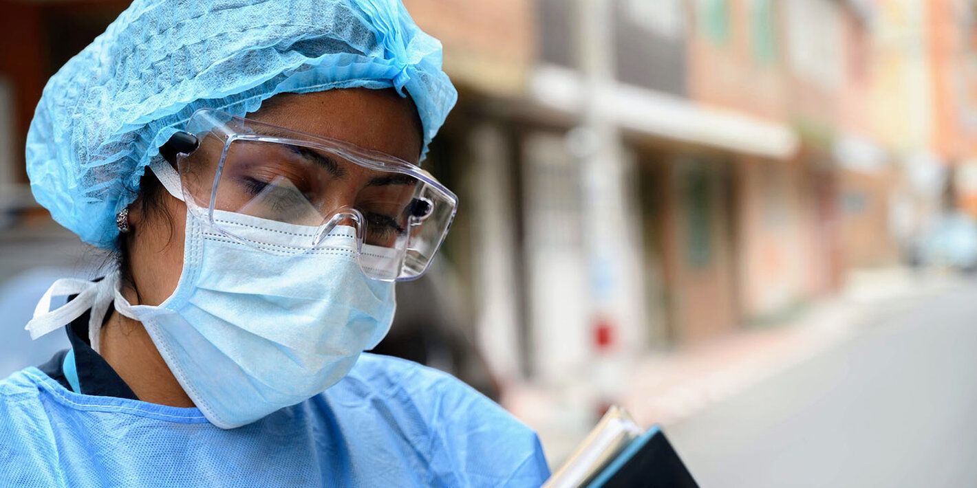 Una profesional sanitaria, en una imagen reciente.