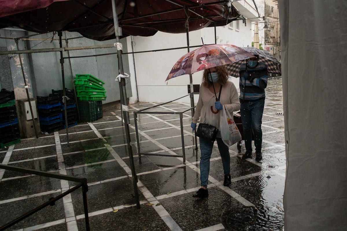 Lluvias el pasado mes de mayo en Jerez. FOTO: MANU GARCÍA