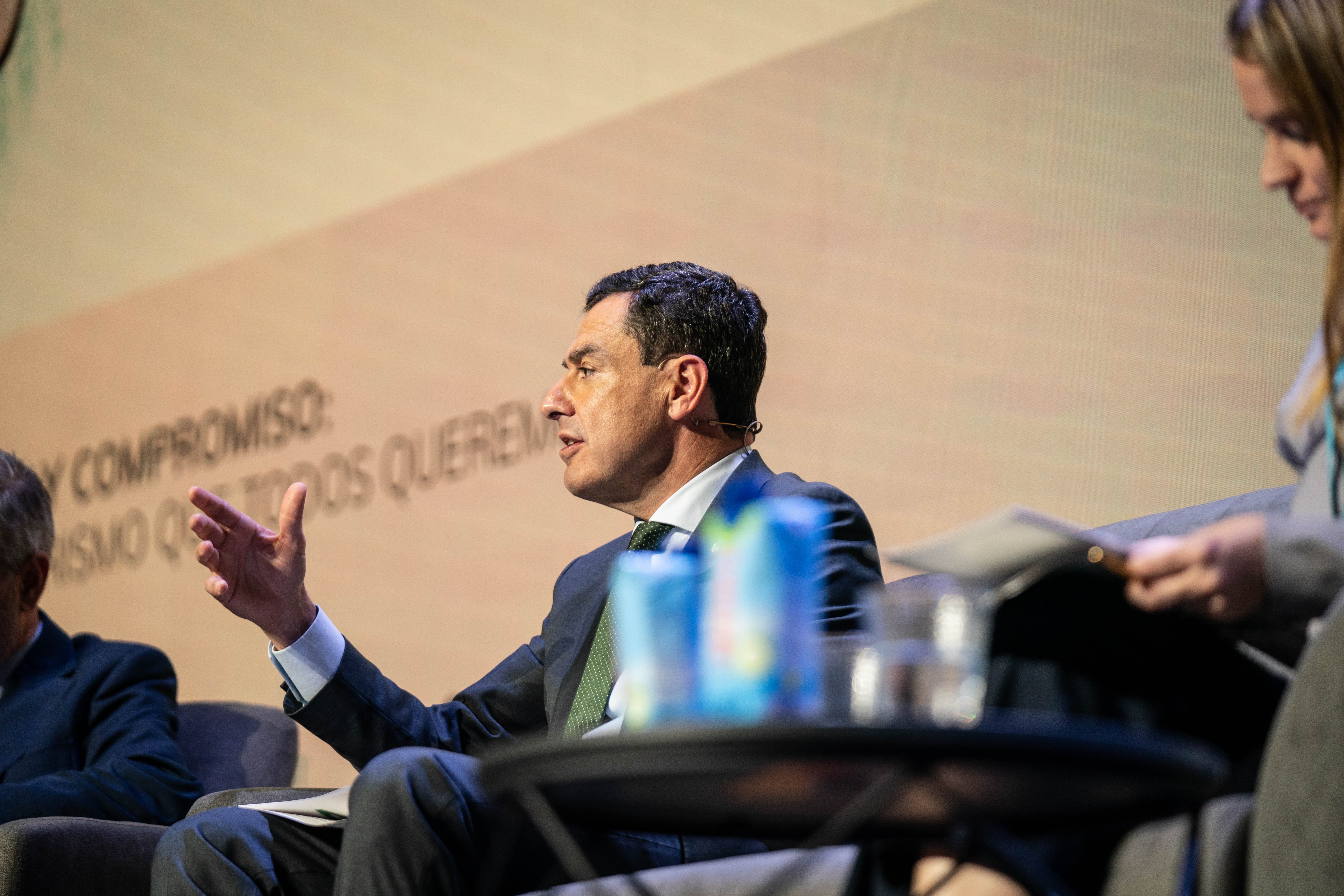 Juanma Moreno, presidente de la Junta, en un acto reciente.