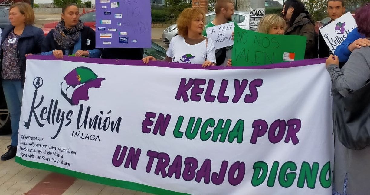 Una protesta de Kellys Unión Málaga, en una imagen de archivo.