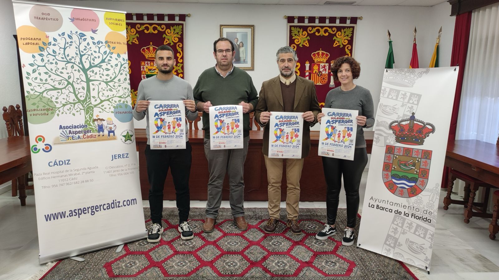 Presentación de la carrera solidaria por el Asperger en La Barca. Presentación de la carrera solidaria por el Asperger en La Barca.