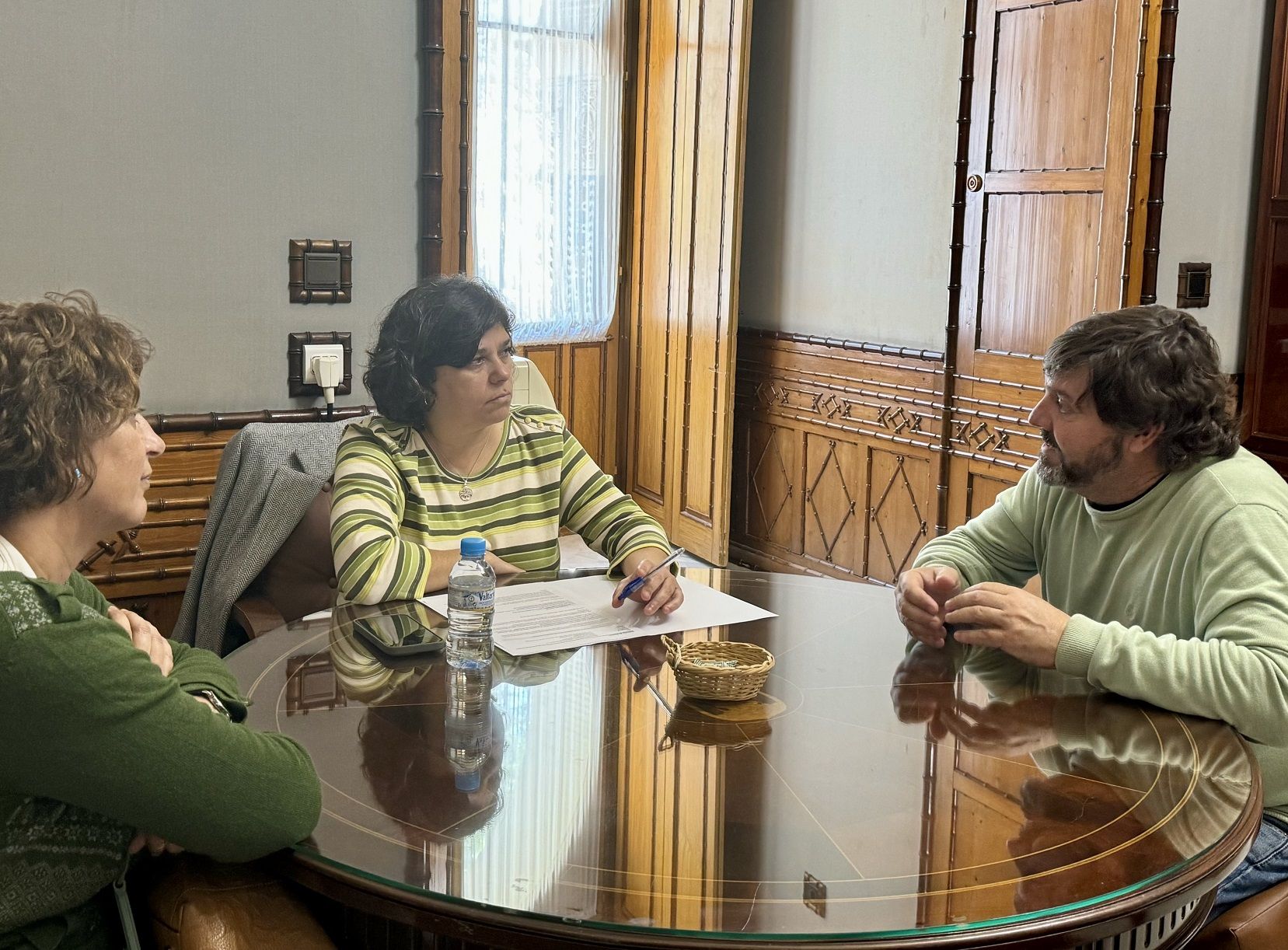 Reunión de la alcaldesa de Sanlúcar con Iberoamerica Ibermed.